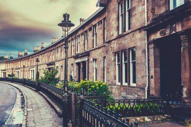 Row of houses image for BTL mortgage finance